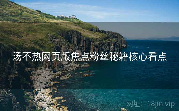 汤不热网页版焦点粉丝秘籍核心看点